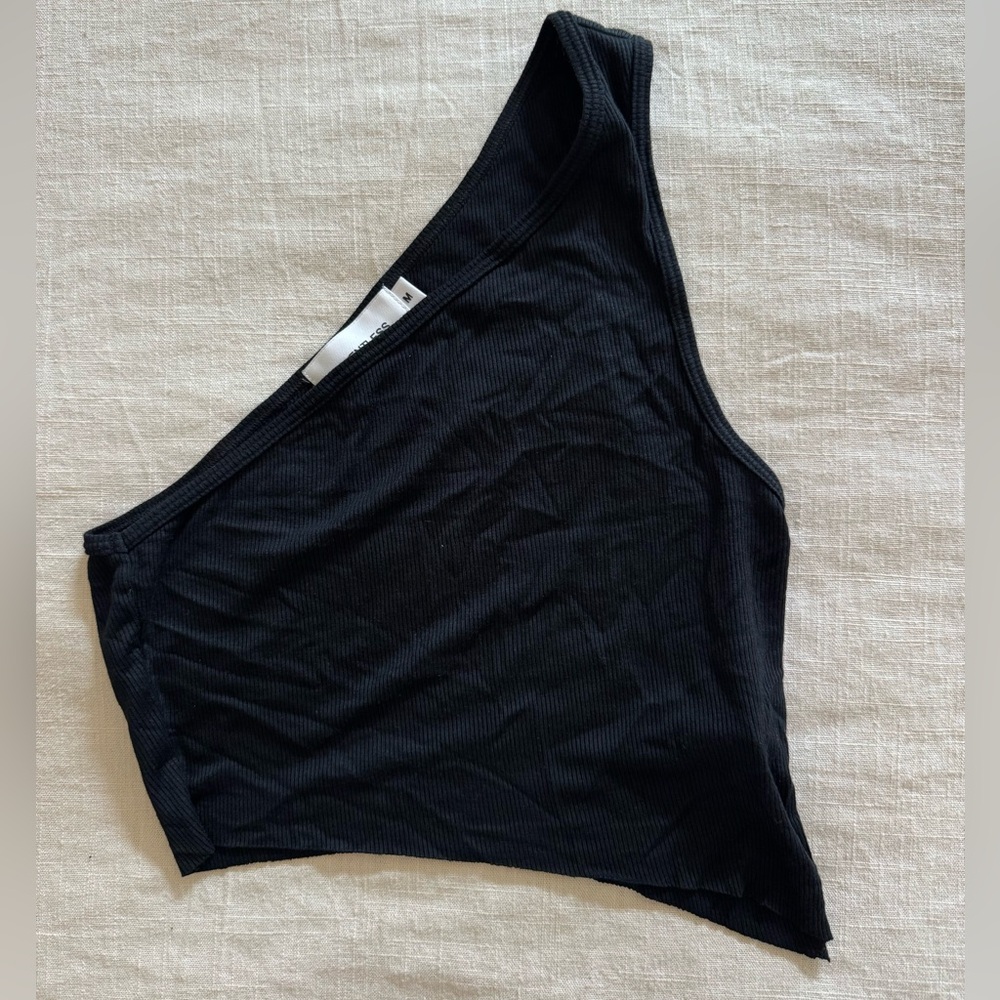 Talentless Black Ribbed Apparel